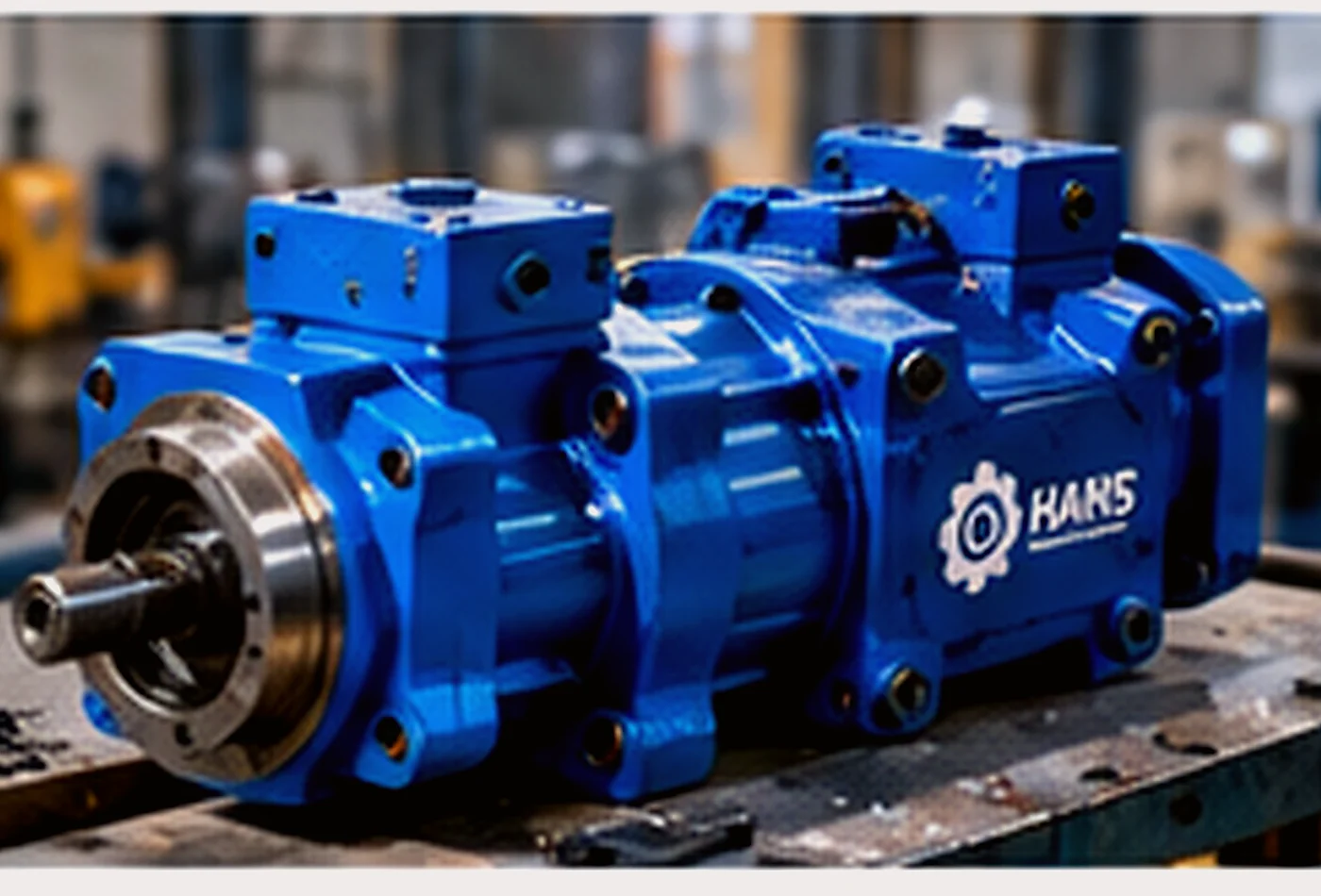 Hydraulic pump and valve components