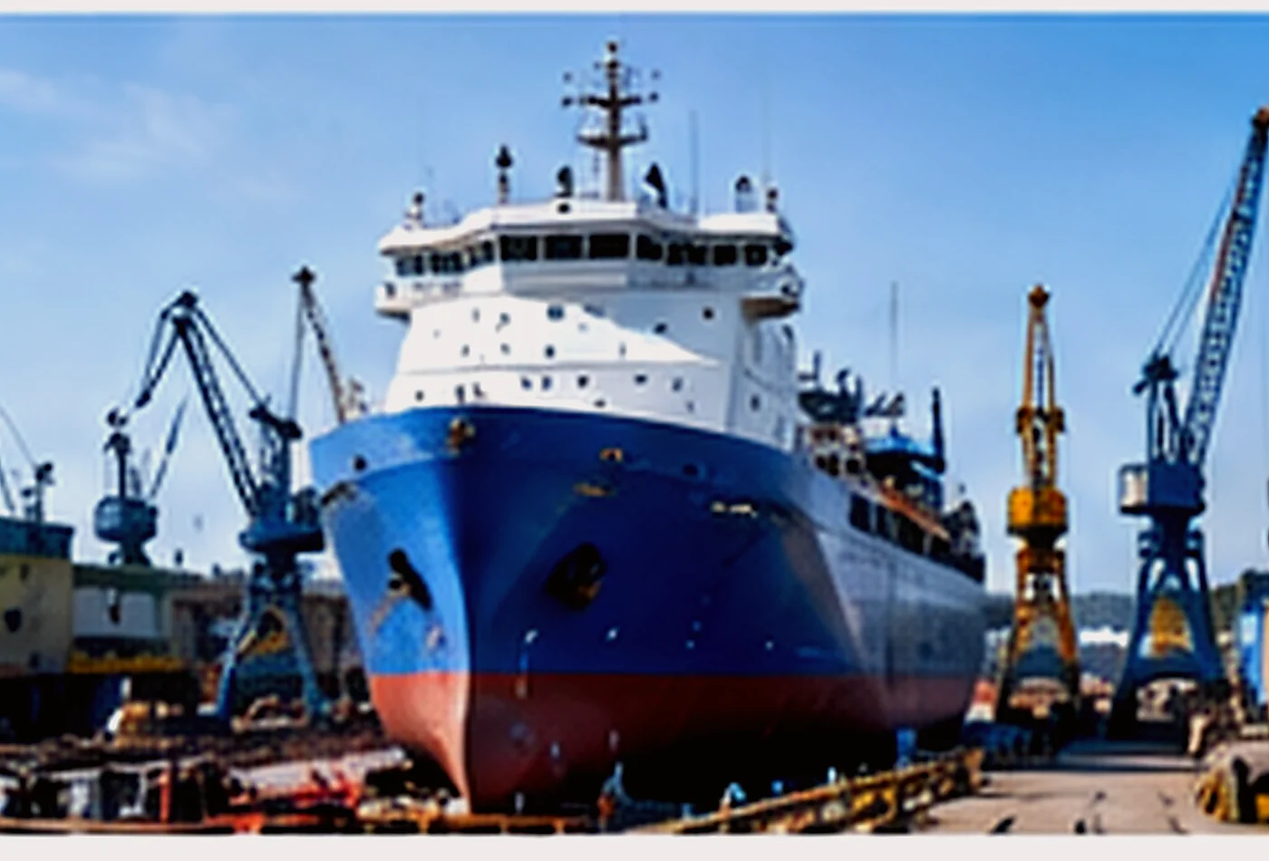 Marine engineering vessel support